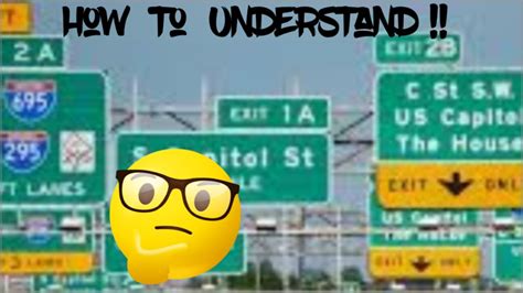 How to Understand Interstate Exit Signs Easy - YouTube