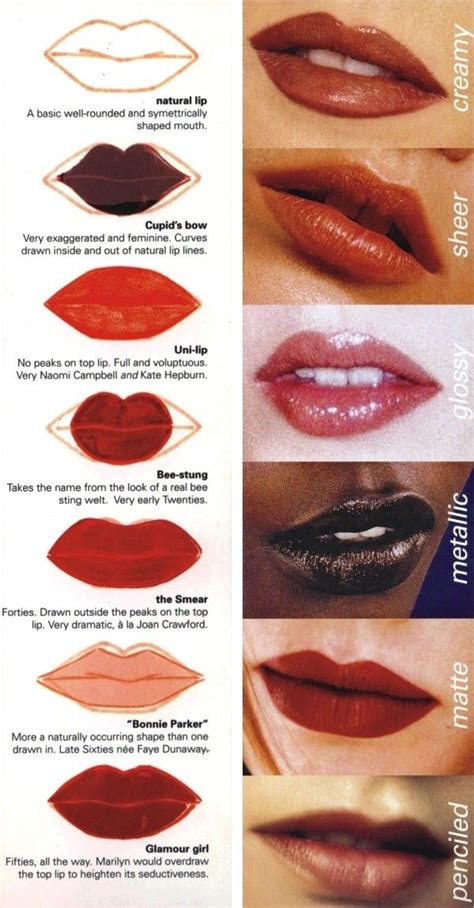 Lip shapes, Makeup tips, Lip tips