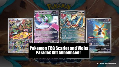 Pokemon TCG Scarlet and Violet Paradox Rift Announced!