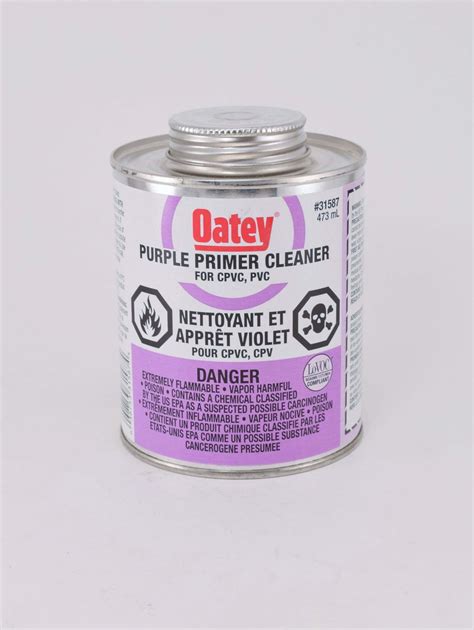 Primer Cleaner, Purple , PVC, CPVC - Glue, Solvents and Sealants ...