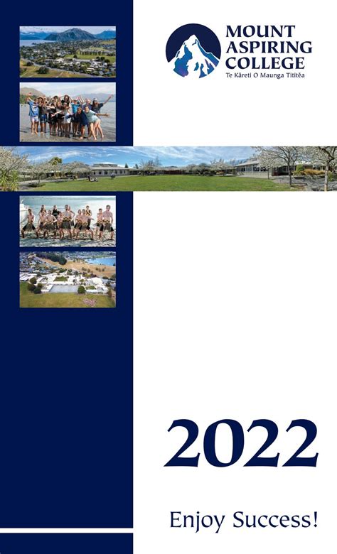 MAC 2022 Prospectus by Mount Aspiring College - Issuu