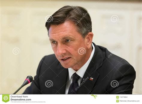 President of the Republic of Slovenia Borut Pahor Editorial Stock Image ...