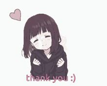 Hana Shirosaki Thank You Anime Girl Chewing GIF | GIFDB.com