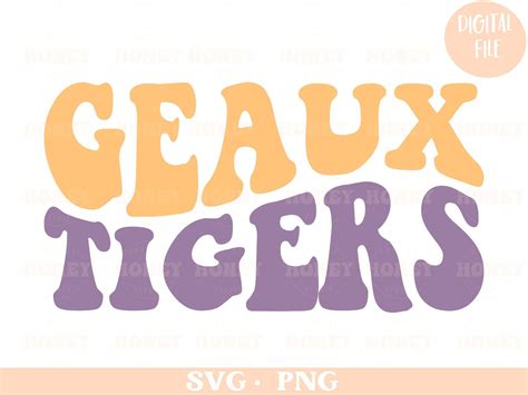 Tigers Football Svg Purple and Gold Svg Png Geaux Tigers - Etsy in 2024 ...