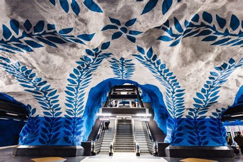 The 5 Most Amazing Stockholm Metro Stations – Subway Art Tour Map