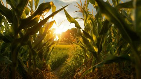 Corn Field Silhouette Stock Photos, Images and Backgrounds for Free ...