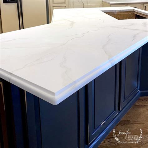 Painting Granite Countertops to Look Like Marble - Jennifer Rizzo