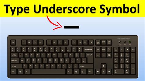 Underscore Symbol On Keyboard