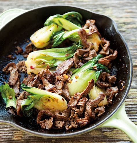 Stir-Fried Beef and Bok Choy with Ginger | Williams-Sonoma Taste