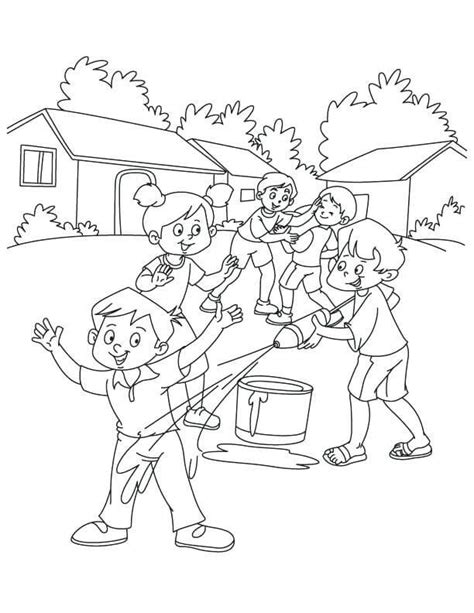 Holi Coloring Pages - Free Printable Coloring Pages for Kids