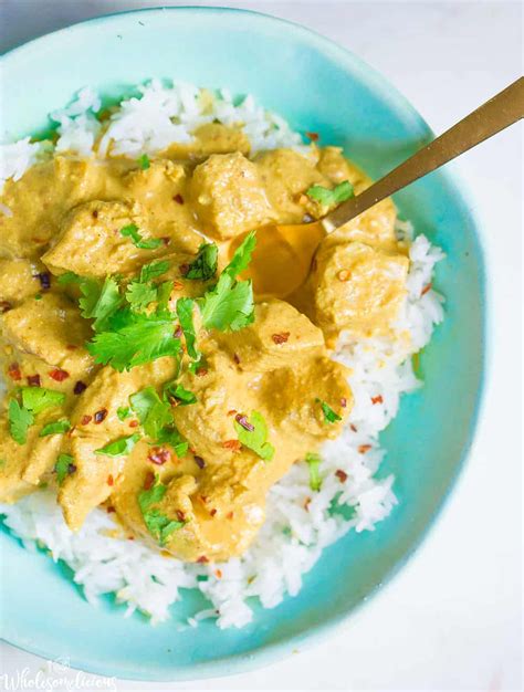 Slow Cooker Chicken Korma - Wholesomelicious Slow Cooker Chicken Korma ...