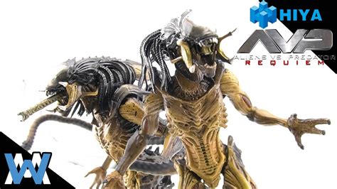 The Alien and Predator Hybrid!!| Hiya Toys Predalien Toy Review Aliens ...