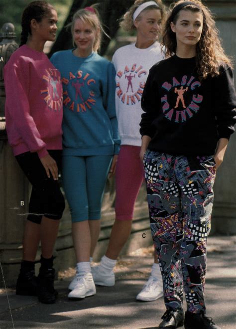 Fashion models in workout clothes, 1992. : r/OldSchoolCool