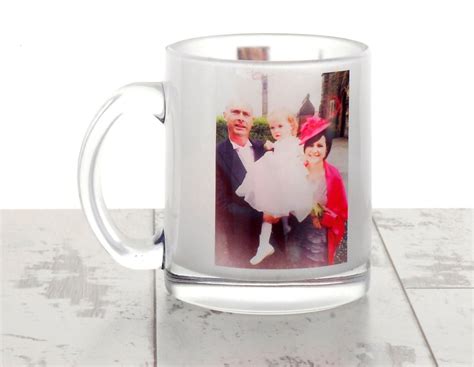 Personalised Frosted Glass Mug