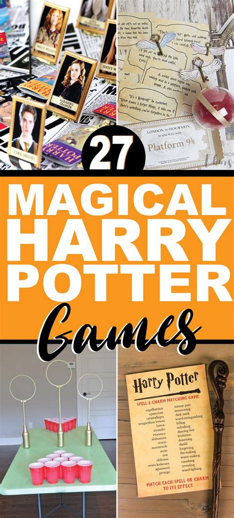 27 magische Harry-Potter-Spiele für Muggel jeden Alters - Partyplan ...