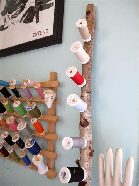 maya*made: diy branch spool holder #1