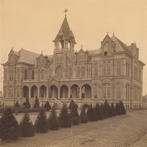 The Ursuline convent was originally situated off Haskell but is nevermore