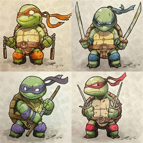 Turtles Baby | Teenage mutant ninja turtles art, Ninja turtles artwork, Ninja turtle drawing