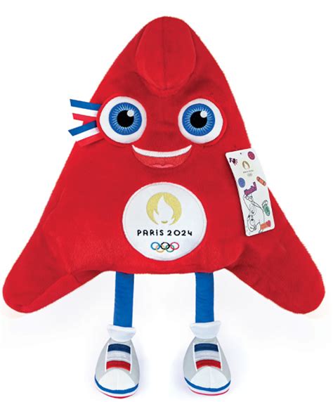 Mascotte officielle Jeux Olympiques Paris 2024 - 35 cm I mascotte JO Paris 2024 - 50 cm