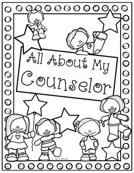 Counselor Appreciation All About My Counselor Book by The Proactive Classroom