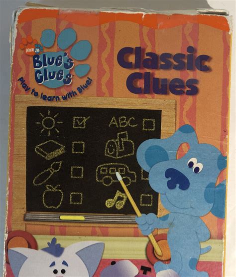 BLUE'S CLUES Classic Clues-Play To Learn With Blue(VHS 2004)TESTED-RARE-SHIP24HR 97368795730 | eBay