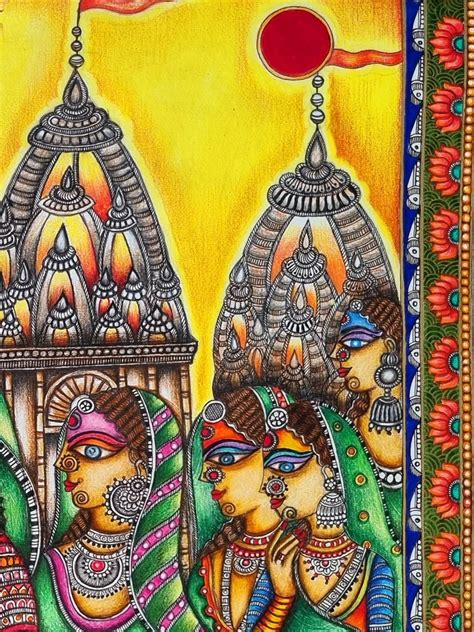 Rang Rasiya Kanhaji | Mixed Media On Paper | By Jyoti Singh | Exotic India Art