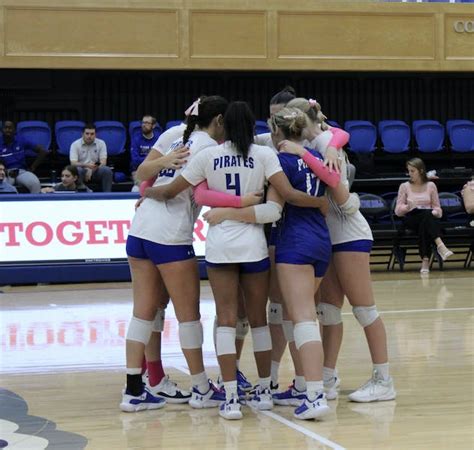 Pirates’ streak ends as Women’s Volleyball falls to Creighton, 3-0 ...