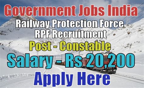 Railway Protection Force RPF Recruitment 2017 | Government Jobs India ...