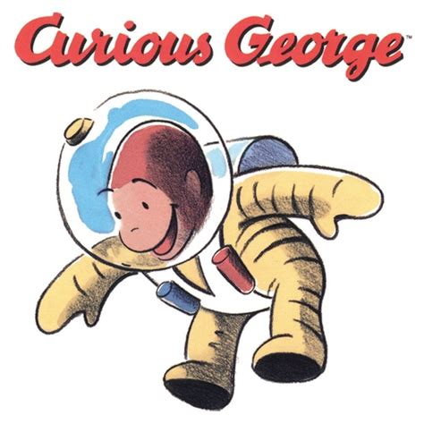 Curious George - Space Monkey Decal | Curious george, Monkey decal, Curious