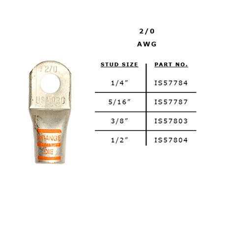 Mega Lugs 2/0 awg - Hagemeister Enterprises Inc. (HEI)