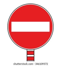 Wrong Way Road Sign Stock Vector (Royalty Free) 346109372 | Shutterstock