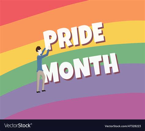 Symbol pride month Royalty Free Vector Image - VectorStock