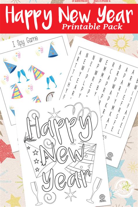 Free Happy New Year Printables Pack For The Longest Night Of The Year ...