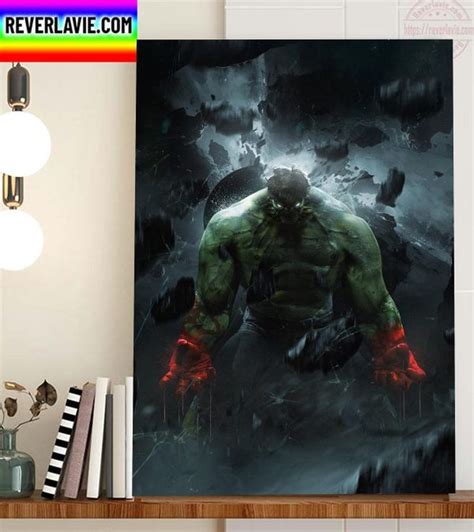 Hulk World Breaker Fan Art Movie Home Decor Poster Canvas