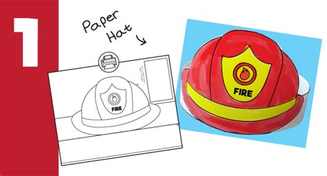 5 Fireman Crafts - Fire Fighter Crafts and Activities for Kids - 10 Minutes of Quality Time