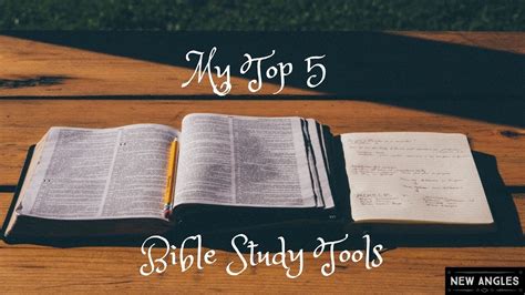 My Top 5 Bible Study Tools - YouTube