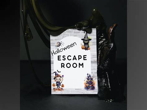 Printable Escape Room for Kids, Halloween Games, Guessing Games, Fun ...