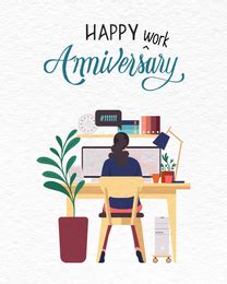 Work Anniversary Cards | Employee Anniversary Ecards