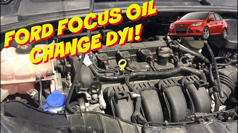 Ford Focus Oil Change DYI - How To Change Your Engine Oil - YouTube