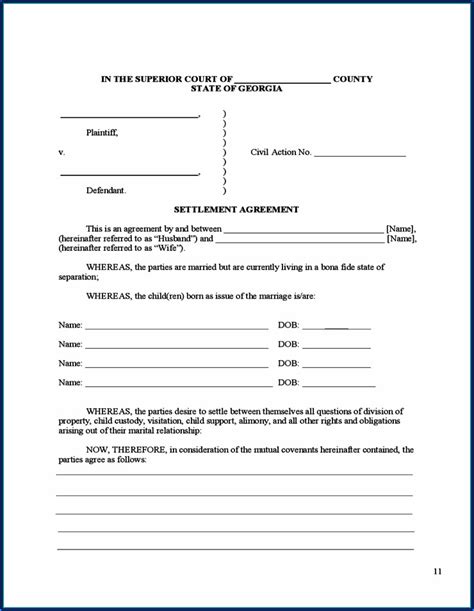 Ga Uncontested Divorce Forms - Form : Resume Examples #4x2vXXevY5