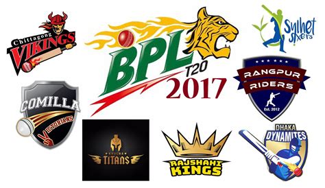 Bangladesh Premier League 2017 Teams Logos HD Images