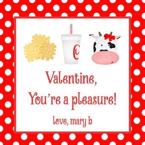 Printable Chick Fil A Valentine Enclosure Card - Etsy