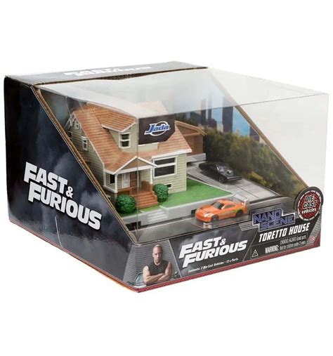 Jada Toys Nano Scene Fast & Furious Toretto House 1/87 Scale Diorama ...