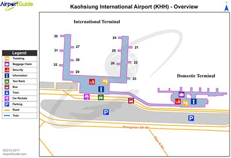 Kaohsiung City - Kaohsiung International (KHH) Airport Terminal Maps ...