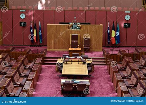 Australian Senate Inside Australia Parliament House in Canberra ...