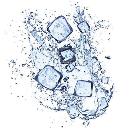 Ice Cube Splash Png