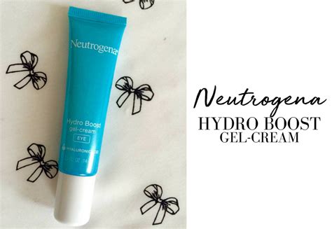 Neutrogena Hydro Boost Eye Gel-Cream Review | The Grit and Grace Project