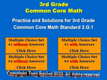 3.G.1 3rd Grade Math - Reason with shapes & their attributes Bundle ...