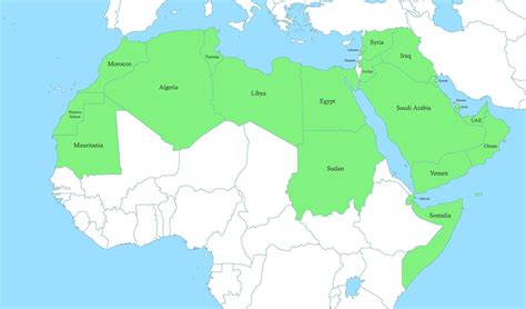 Interactive Map Mapping The Arab World World Data Int - vrogue.co