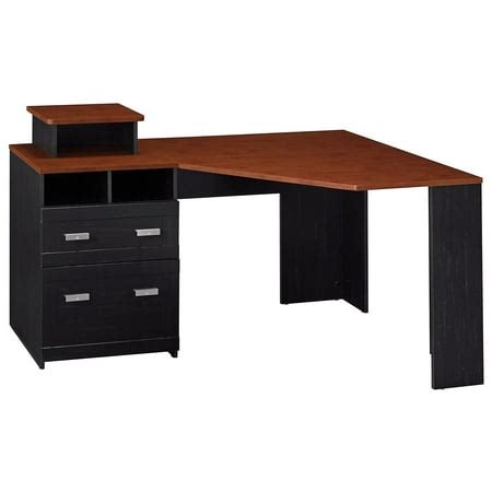 Bush Furniture Wheaton Reversible Corner Desk with File Drawers, Multiple Colors - Walmart.com